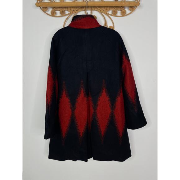 Luii wool Mock neck coat L - Picture 5 of 5